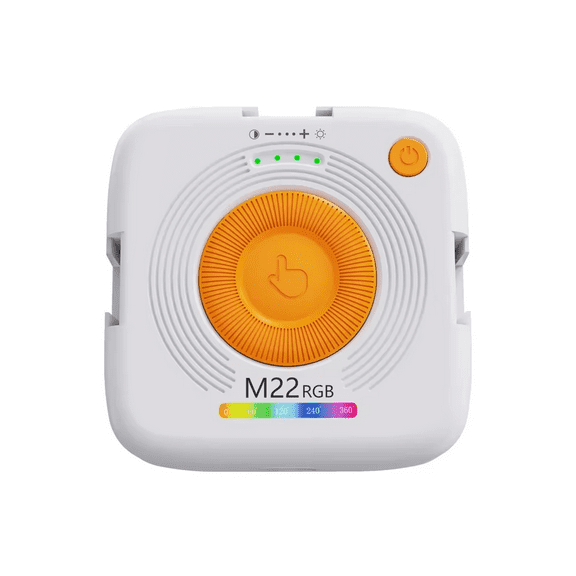 QUERZIS RGB LED Fill Light – Magnetic Portable Selfie Light with 3000K–9000K Adjustable Color Temperature, USB Rechargeable for Vlogs & Content Creation