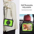 thumbnail image 6 of for iPad 9th 8th 7th Generation (10.2 inch, 2021/2020/2019) Heavy Duty Shockproof Rugged Case with Screen Protector 360° Rotating Stand Hand Strap Shoulder Strap, 6 of 8