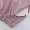thumbnail image 6 of 9-10 Years Juniors Girls' Baggy Trousers Cargo With Elastic Band Casual Trousers Girls' Casual Jogging Bottoms Cargo Trousers Sweatpants Joggers Pants Fall and Winter Purple Girl Pants, 6 of 7