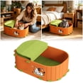 thumbnail image 1 of Outdor Cat Can Shape Shelter—Cozy Canned Style Cat Friendly For Small Felines And Craft Easy Clean Versatile Indoor Shelter, 1 of 6