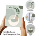 3Pcs Rectangle with Face Pattern Paper Party Decoration Mixed Shapes ...