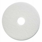 Coastwide Professional CW22987-BPR2298 17 in. Dia. Polishing Floor Pads, White
