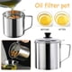 thumbnail image 3 of Billuyoard Olla de filtro de aceite para el hogar, colador de grasa para alimentos a prueba de polvo, contenedor separador, utensilios de cocina, Cocina y Comedor, 3 of 6