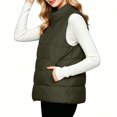 thumbnail image 6 of Yutgune Women's Lightweight Puffer Vest Stand Collar Zip Up Jacket with Pockets, 6 of 9