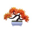 thumbnail image 3 of Decorative Pot with Artificial Plant Simulation Grass Ball Bonsai Home Decorative Flower Ornament Whisker Tree, 3 of 6