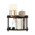 thumbnail image 2 of Furinno TURN-N-TUBE 2-Tier No Tools Tube Shelf/End Table in Black/Grey, 2 of 5