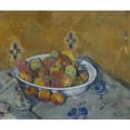thumbnail image 2 of Paul Cézanne 17x15 Black Ornate Wood Framed Double Matted Museum Art Print Titled - The Plate of Apples (C. 1877), 2 of 5