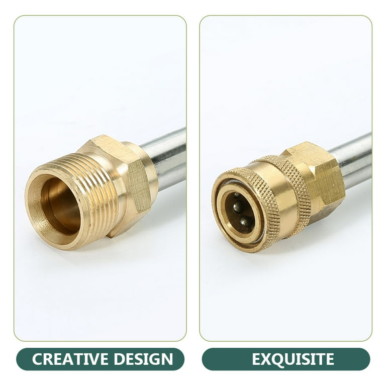 Pressure Washer Wand Portable M22 to 14mm 1 4 Inch Quick Connect Pressure Washer Extension Wand