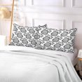thumbnail image 5 of Cartoon Pineapple Pillowcases, Soft and Cozy Decor Giftsative Pillow Cases with Hidden Zipper for Bedroom, Sofa, Couch, King Size 21x54 Inches（510）, 5 of 6