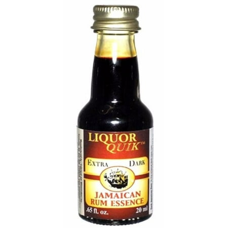 Dark Jamaican Rum Liquor Quik Essence, 20ml