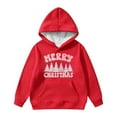 thumbnail image 1 of Sweat à Capuche pour Petites Filles, Fermeture Éclair, Taille 6, Imprimé Graphique, Manches Longues, Décontracté, Rouge, 3-4 Ans, 1 of 4