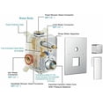 thumbnail image 5 of Chrome Shower Faucet System Set 8 inch Rainfall Shower Head Kit with Mixer Valve, 5 of 11