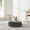 Dark Gray, variant on 30" Large Round Calming Cozy Warming Shaggy Faux Fur Donut Pet Bed - Silver