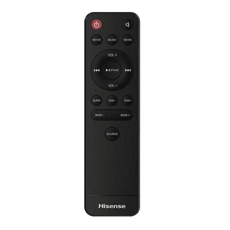 Restored Hisense HS214 2.1 Channel Sound Bar with Built-in