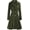Army Green, variant on FUNING Women's Fashion Trench Coat Notch Lapel Double Breasted Thick A Line Pea Coats Jacket with Pockets(S-2XL)