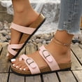 thumbnail image 2 of DAFEI Sandales à Plateforme en Cuir pour Femmes Chaussures Sandales Compensées Épaisses Sandales pour Femmes avec Semelle Intérieure en Mousse à Mémoire et Semelle Intérieure en Liège, 2 of 6