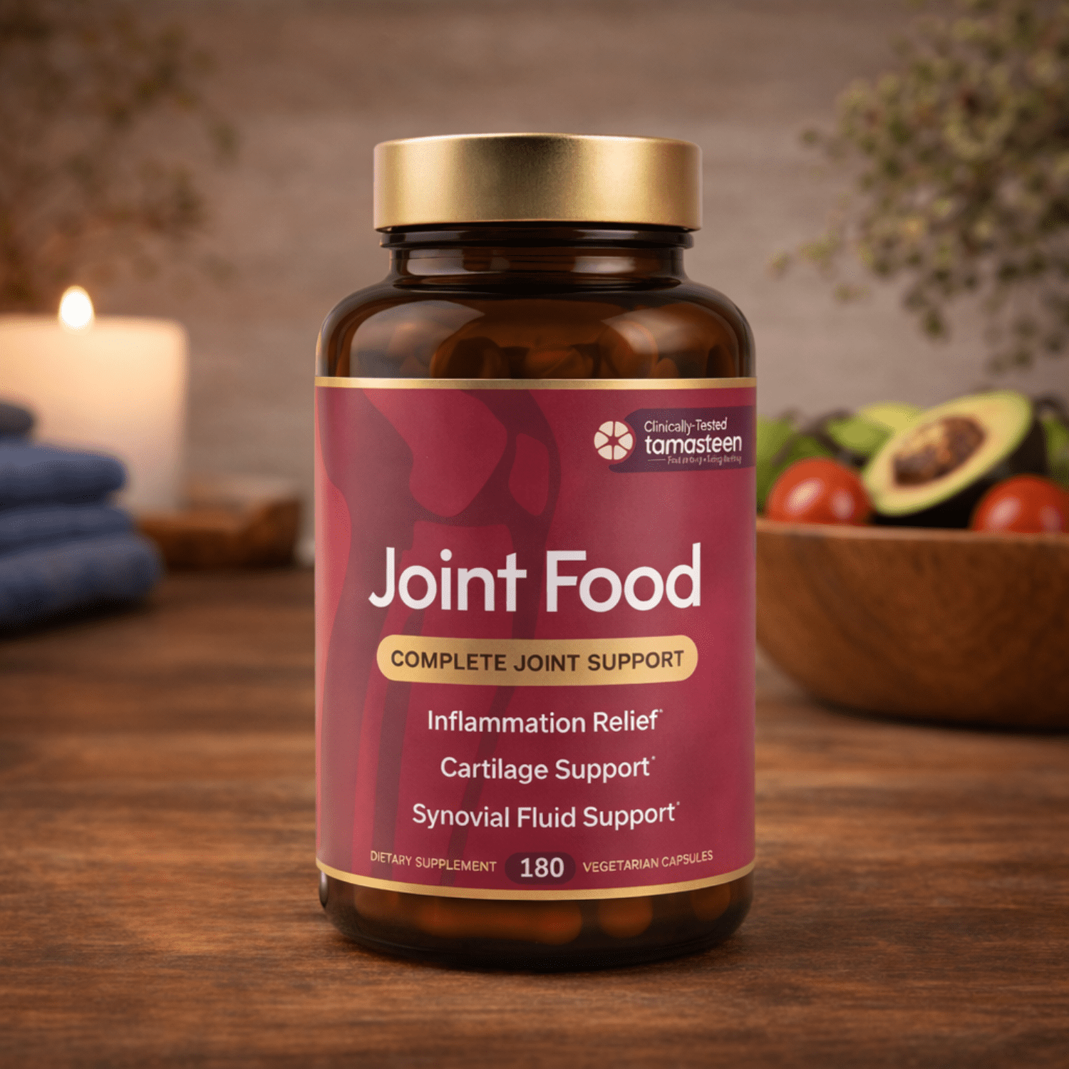 Joint Food Capsules for Joint Mobility and Comfort, 180 count