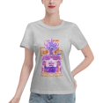 thumbnail image 1 of T-Shirt Basique à Manches Courtes pour Femmes Super Saiyan, 1 of 6