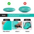 thumbnail image 5 of Air Inflated Stability Oscillating Cushion - Oscillating Seat to Improve Sitting Posture and Attention, Stability Balance Disc for Physiotherapy Exercise [Extra Thick, Pump, Bag, E-Book, 5 of 5