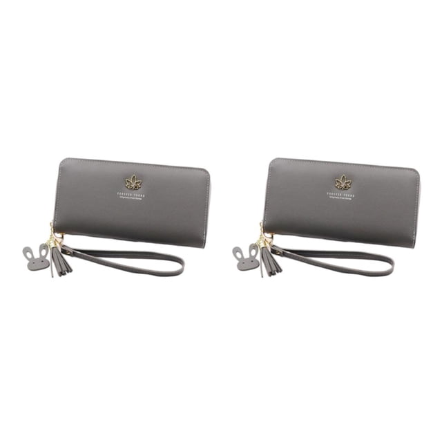 Cartera Sonducket elegante y práctica para Mujer PU Gris 2Conjunto