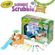 Crayola Scribble Scrubbie Safari Tub Coloring Toy Set, 12 Pcs, Back to School, Beginner Unisex Child