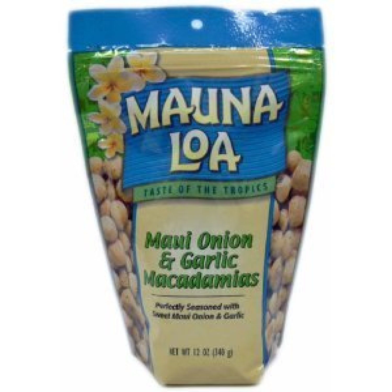 Hawaiian Value Pack Mauna Loa Macadamia Nuts Maui Onion & Garlic 2 Bags