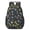 Dog Paw Print-1, variant on Dog Paw Print Black Pattern 17" School Backpacks for Teens,Waterproof Oxford Fabric,S-Shape Padded Straps for School,Travel,Hiking,Camping