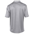 thumbnail image 3 of Men's Champion Gray North Texas Mean Green Textured Solid Polo, 3 of 3