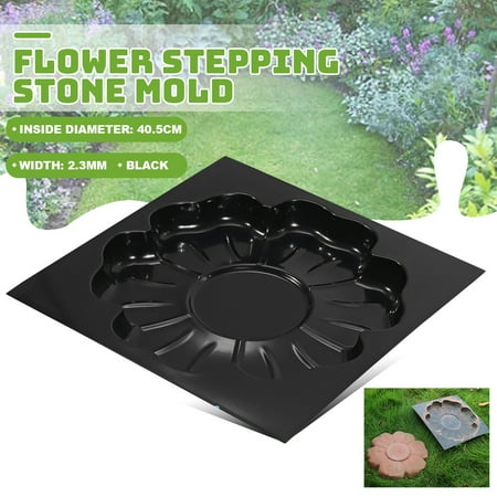 Stepping Stone Mold Plaster Concrete Cement Mould Abs Track Diy