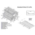 thumbnail image 4 of Leo & Lacey Twin Over Full Staircase Trundle Bunk Bed, 4 of 4