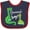 Navy and Red, variant on Inktastic Granny Boy Grandson Dinosaur Boys Baby Bib