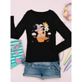 thumbnail image 3 of Halloween Sloth W Broom Long Sleeve Toddler -Image by Shutterstock,  2 Toddler, 3 of 4