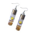 thumbnail image 3 of Pendientes de gota Minnieouse para mujer colgante de botellas de cristal Amarillo, 3 of 6