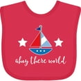 thumbnail image 3 of Inktastic Nautical Baby Boy Ahoy Sailboat Boys Baby Bib, 3 of 4