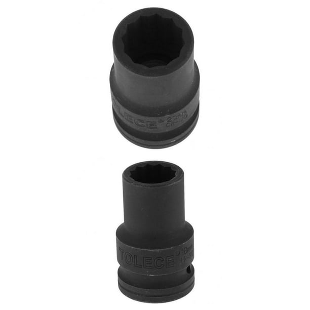 Llave de Zócalo de Impacto 3/4 21 mm 18 mm Macarena Dado de impacto profundo de 12 puntos