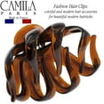 thumbnail image 3 of Camila Paris AD716 Octopus French Hair Clips for Women Thick Hair, Large Hair Clips for Thick Hair for Curly Wavy Long Hair, Strong No-Slip Grip Hair Claw Clip Big Hair Clips for Women. Made in France, 3 of 15