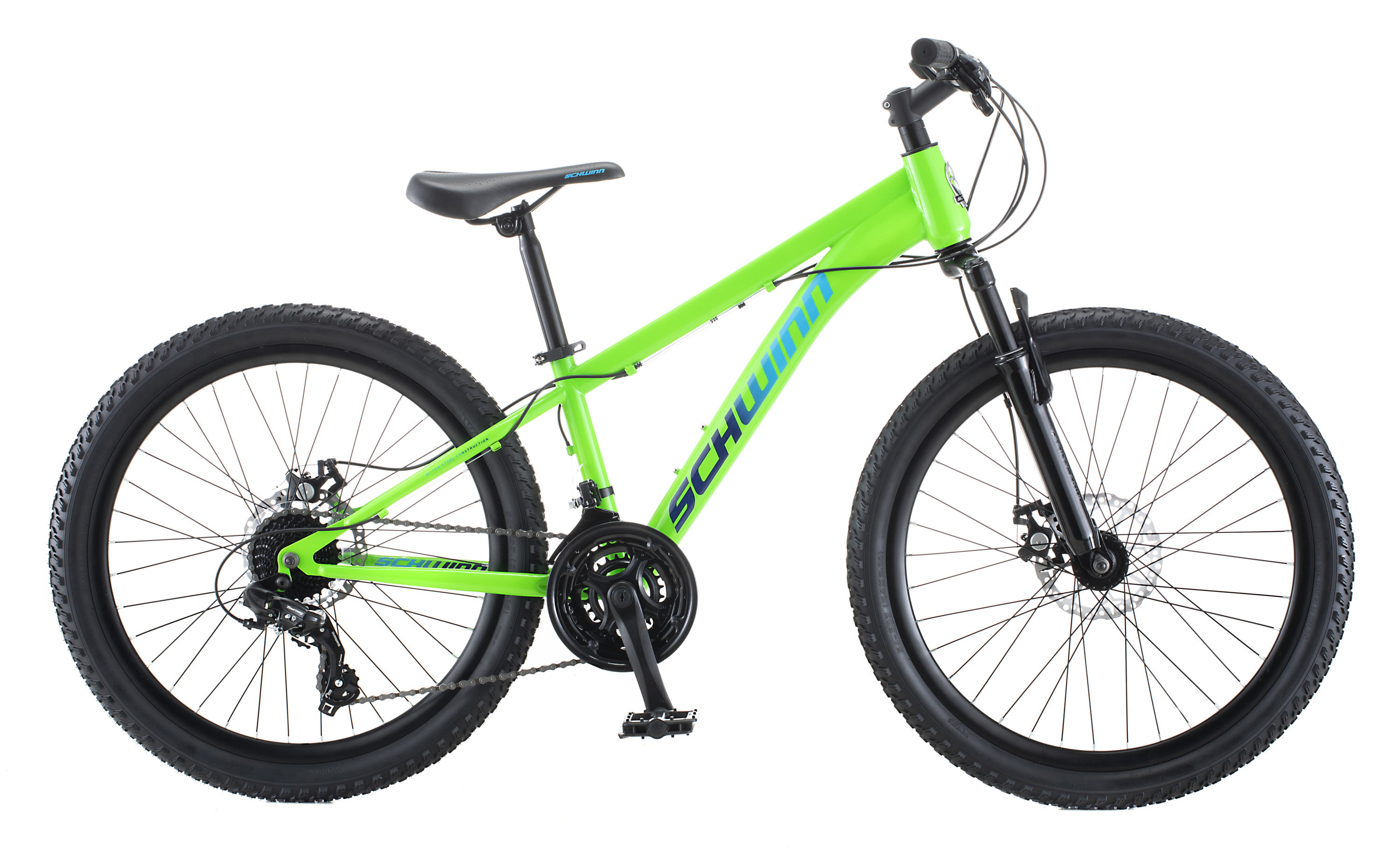 Schwinn Sidewinder Mountain Bike, 24inch wheels, green