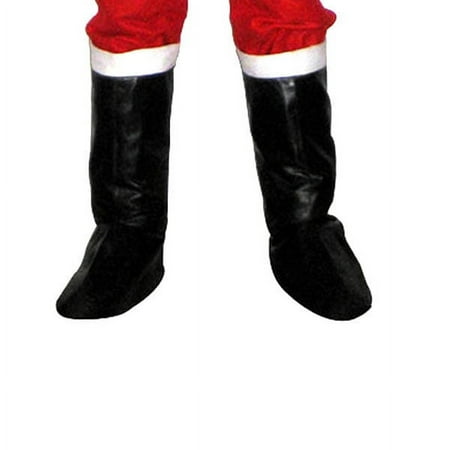 

Christmas Decoration Santa Claus Shoe Cover (Black)