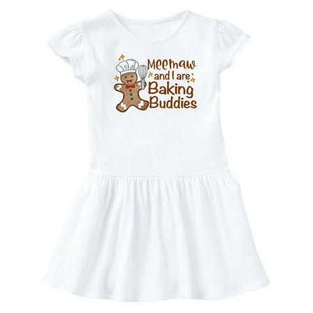 

Inktastic Meemaw And I Are Baking Buddies Gift Baby Girl Dress