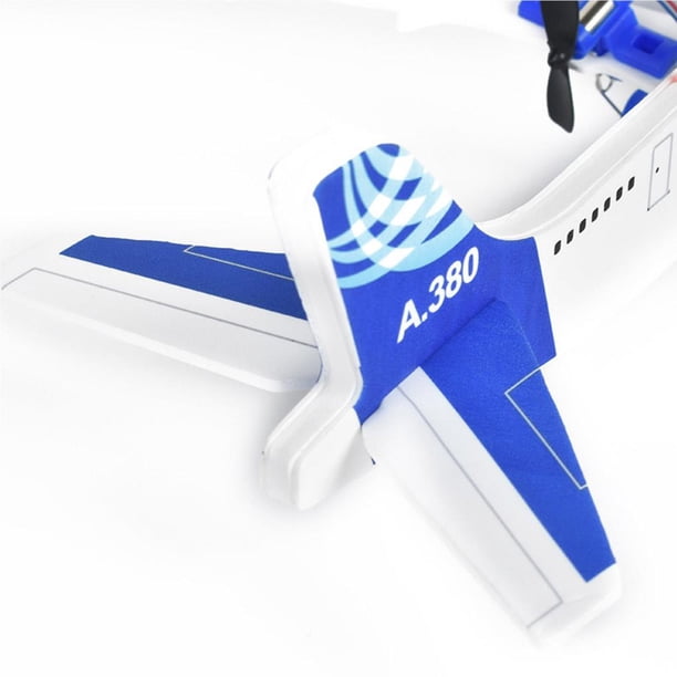 Avión Teledirigido Con Luz LED – Aeronave Resistente A Caídas Para Interior Y Exterior, Con Giroscopio De Precisión