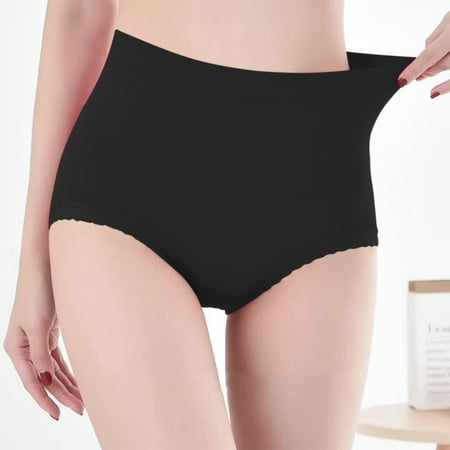 LEEy-world Cotton Underwear for Women High Waist Leakproof