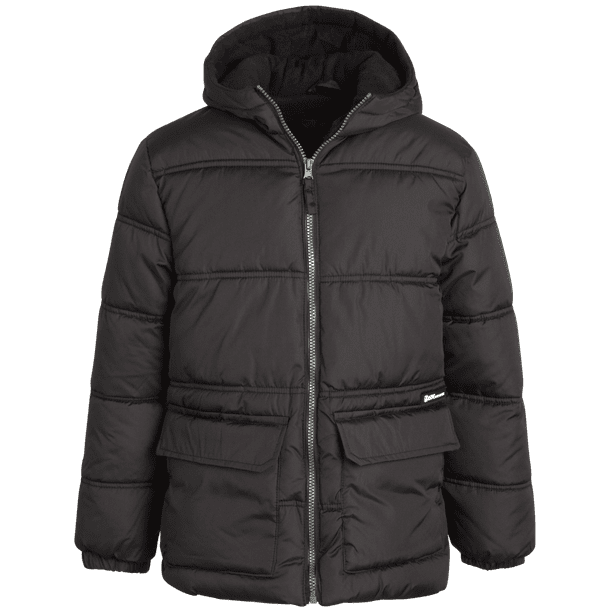iXtreme Boys' Winter Jacket Water Resistant Bubble Puffer Windbreaker