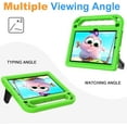 thumbnail image 6 of SUPNICE Kids Case for Fire HD 10 & Fire HD 10 Plus Tablet (13th/11th Generation, 2023/2021 Release), with Screen Protector, Shockproof Handle Stand Kids Case for Amazon Fire HD 10 Tablet,Green, 6 of 9