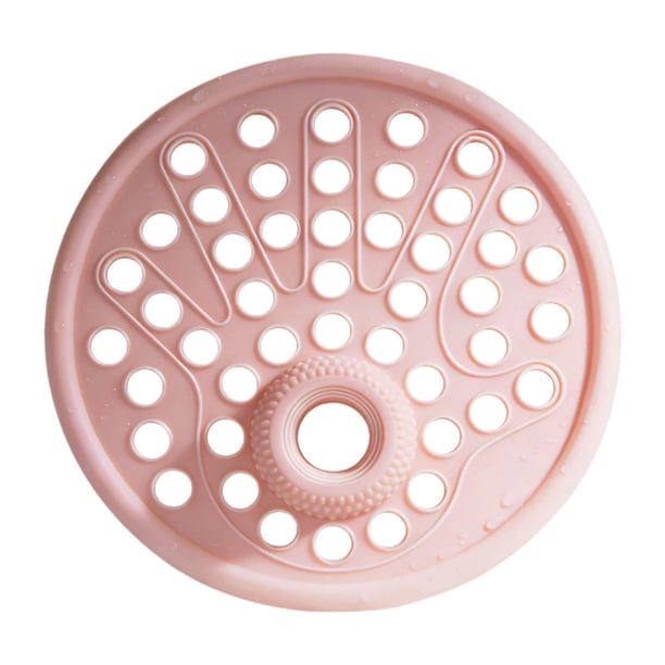 Equipo de ejercicios para manos Pelota de silicona para fortalecer el agarre Entrenador de flexibilidad para Rosa