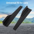 thumbnail image 1 of 2 Uds Falda Lateral Negra Mate Divisores Basculantes Difusor Canard Para Coches, 1 of 7