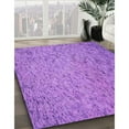 thumbnail image 3 of Ahgly Company Machine Washable Indoor Rectangle Transitional Heliotrope Purple Area Rugs, 8' x 10', 3 of 7