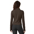 thumbnail image 2 of Rosvigor Women’s UPF 50+ Lightweight Athletic Jacket – Full Zip Sun Protection Long Sleeve Hiking Shirt with Thumb Holes, 2 of 8