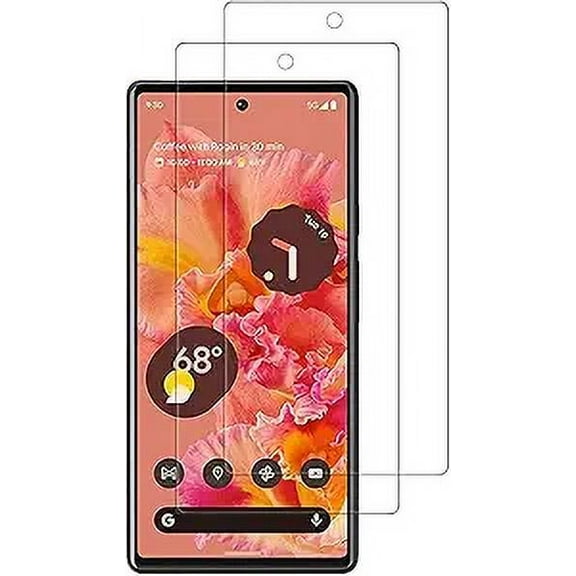 VIESUP 2Pack Screen Protector Compatible with Google Pixel 6 6.4" Tempered Glass 9H Hardness, Anti Scratch, Bubble Free, Easy to Install HD Clear Protective Film
