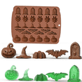 thumbnail image 4 of Moldes de Halloween, molde para jabón de caramelo, molde para hornear galletas, bandeja para cubitos de hielo, 4 of 5