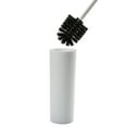 thumbnail image 3 of Bath Bliss Hammered Texture Toilet Brush in White, 3 of 4